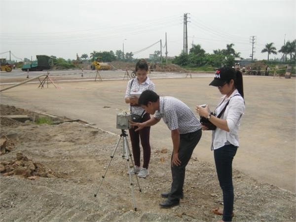 Khảo sát dự án nút giao thông Trung Hòa